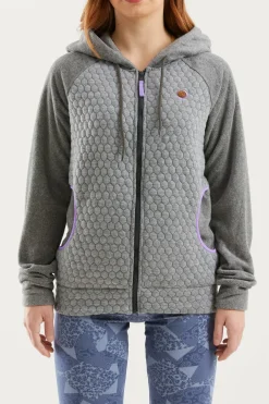 Manga Larga Y Forro Polar.-E9 Giusy Darkgrey-Cobalt