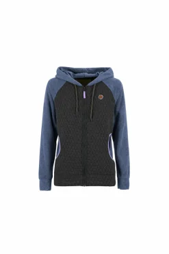 Manga Larga Y Forro Polar.-E9 Giusy Darkgrey-Cobalt